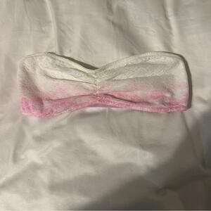 Y2K Victoria’s Secret Pink Lace Bandeau